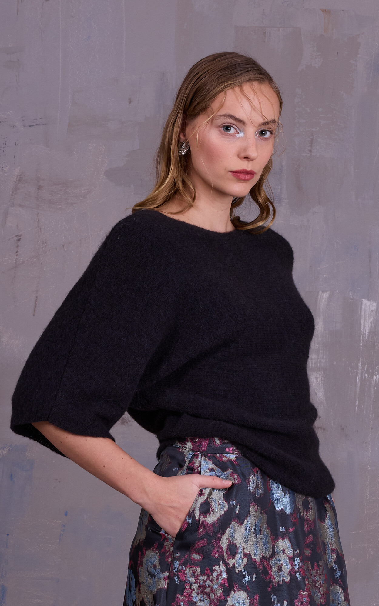Zwart Sweater/trui
