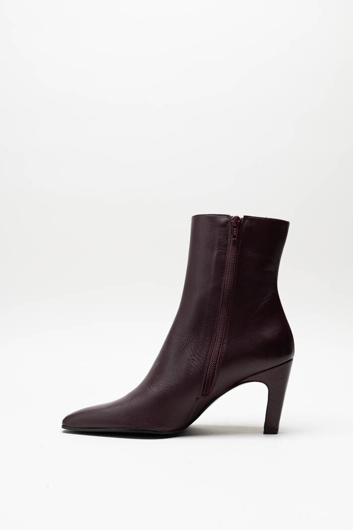 Aubergine Enkellaars hak image