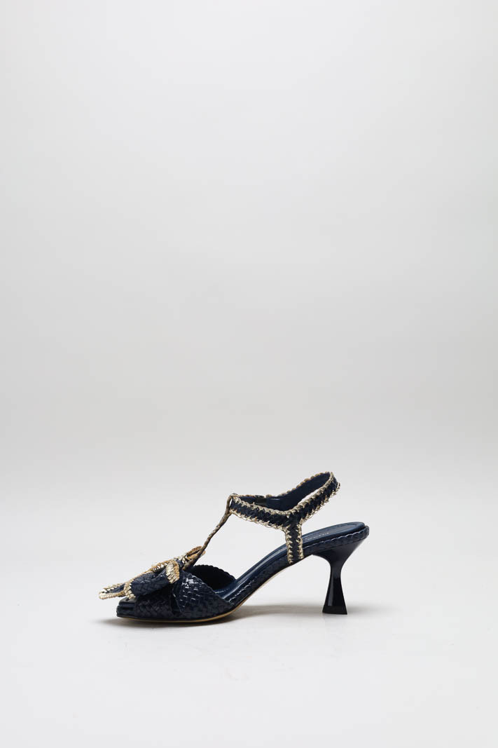 zoom in on Donkerblauw Sandaal hak image Donkerblauw Sandaal hak image