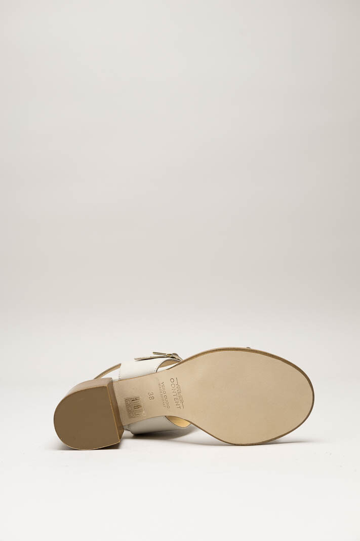 Lichtgrijs Sandaal hak image