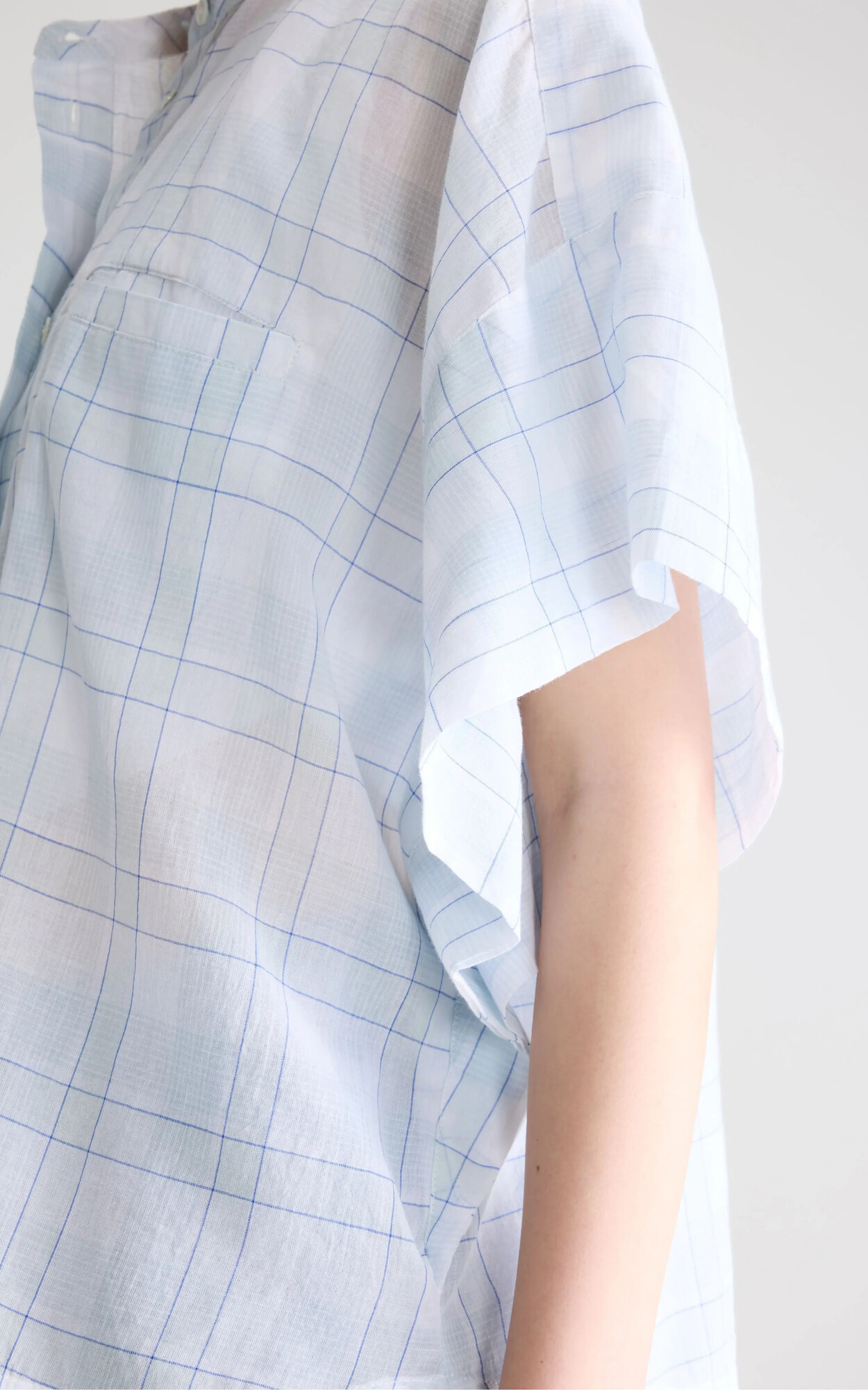 Lichtblauw Blouse image