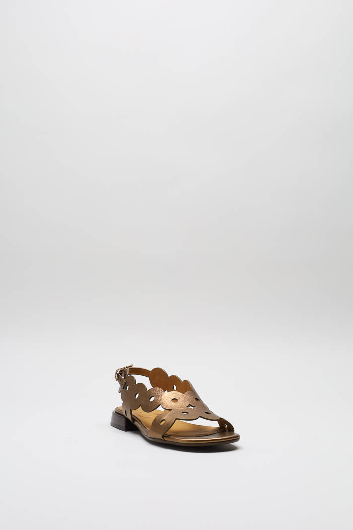 zoom in on Brons Sandaal plat image Brons Sandaal plat image