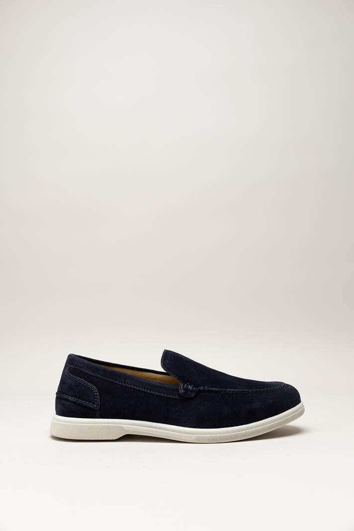 Donkerblauw Mocassin