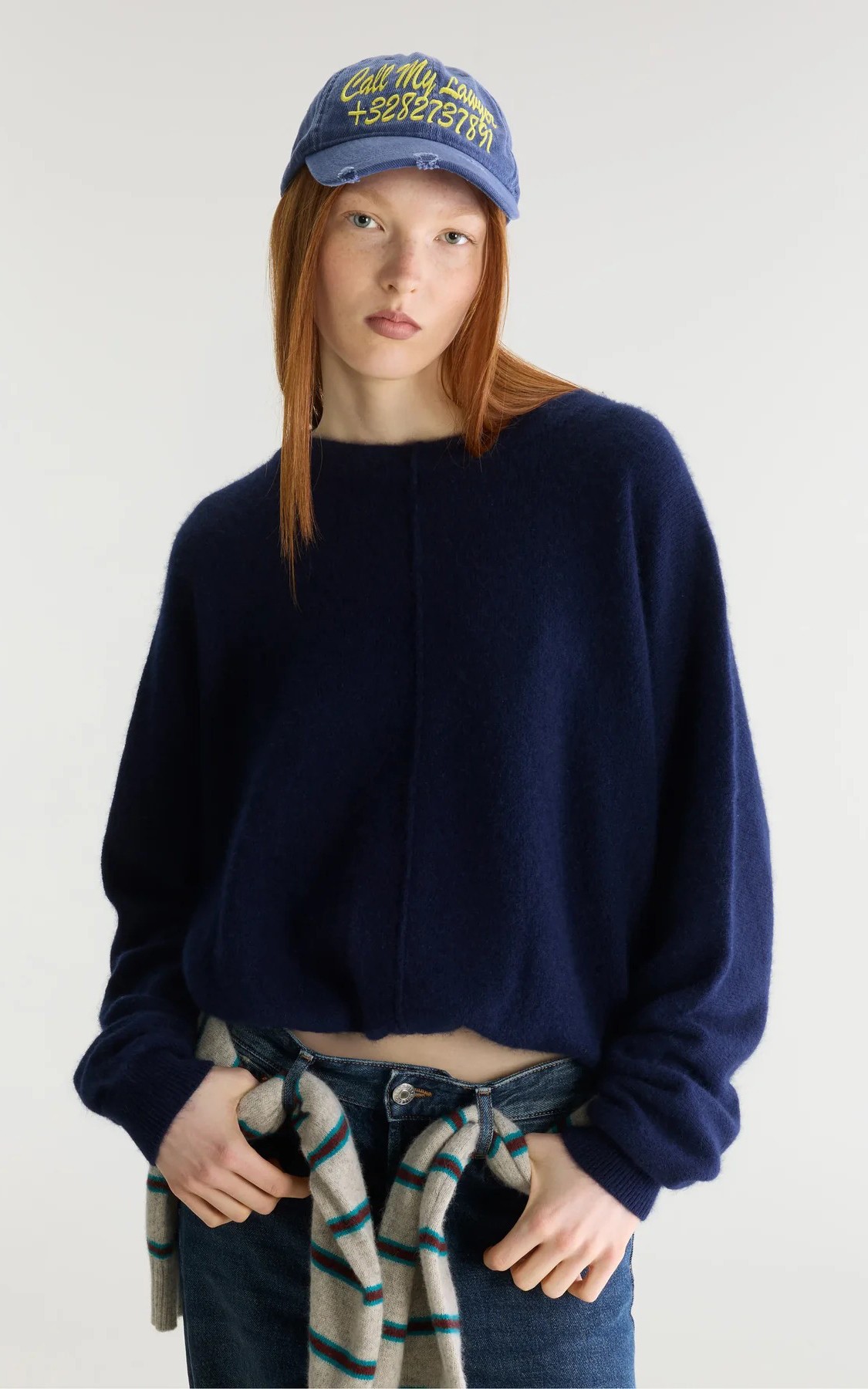 Donkerblauw Trui