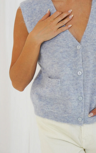 Blauw Debardeur image