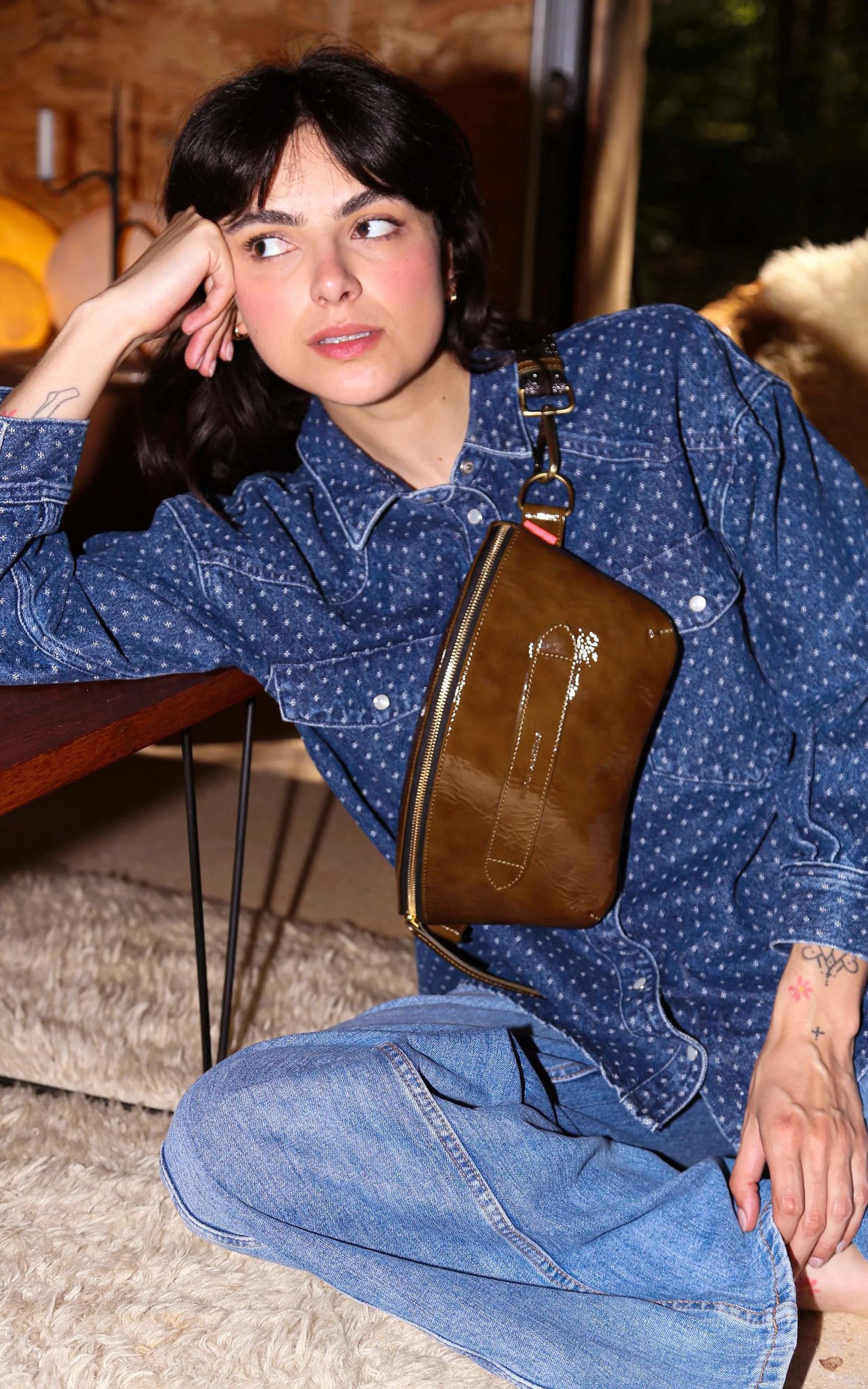 Roestbruin Cross body image