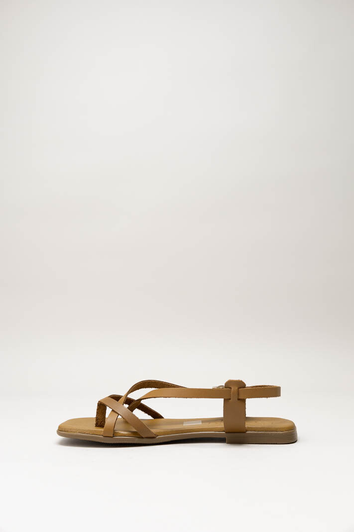 Bruin Sandaal plat image