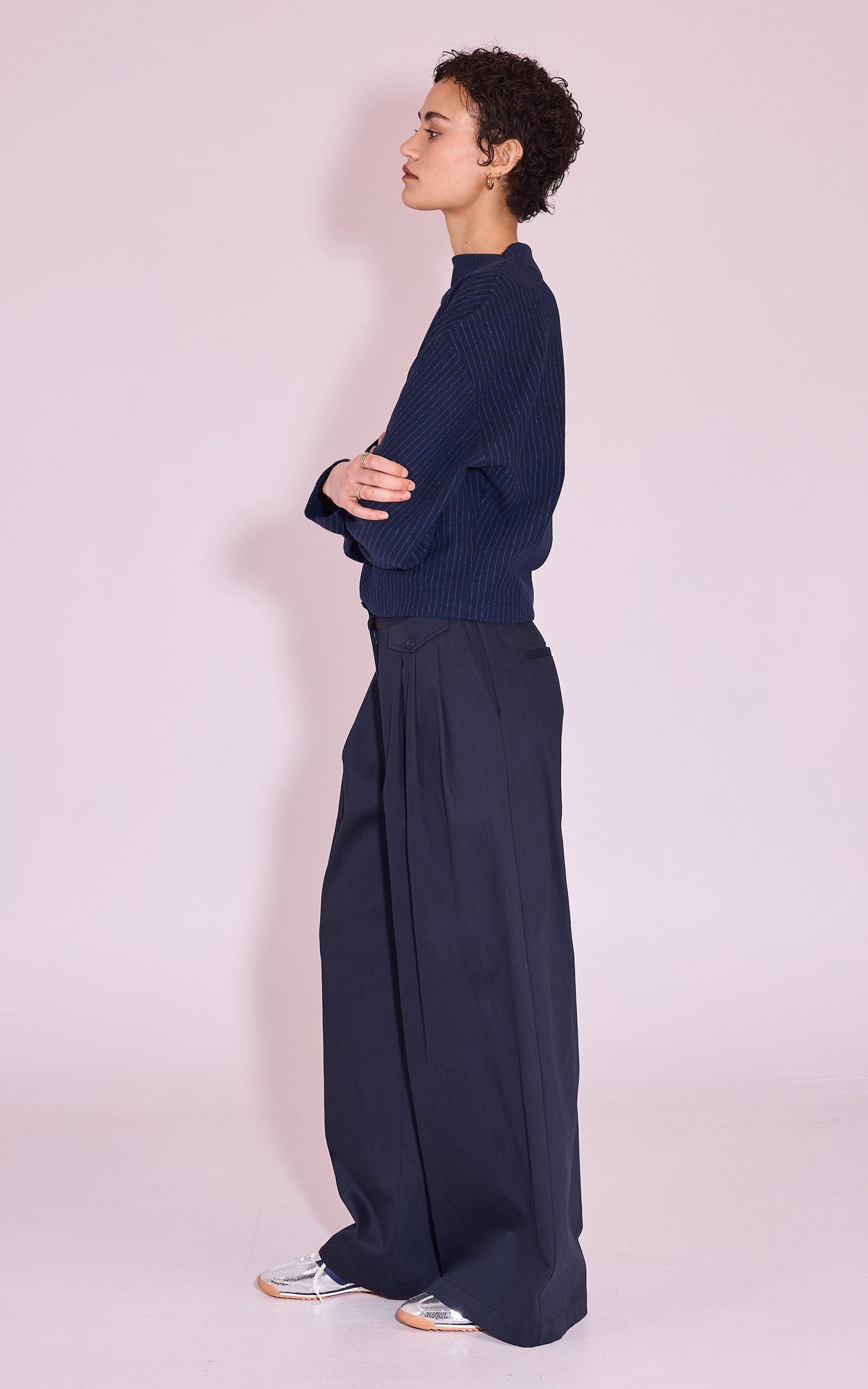 Donkerblauw Broek image