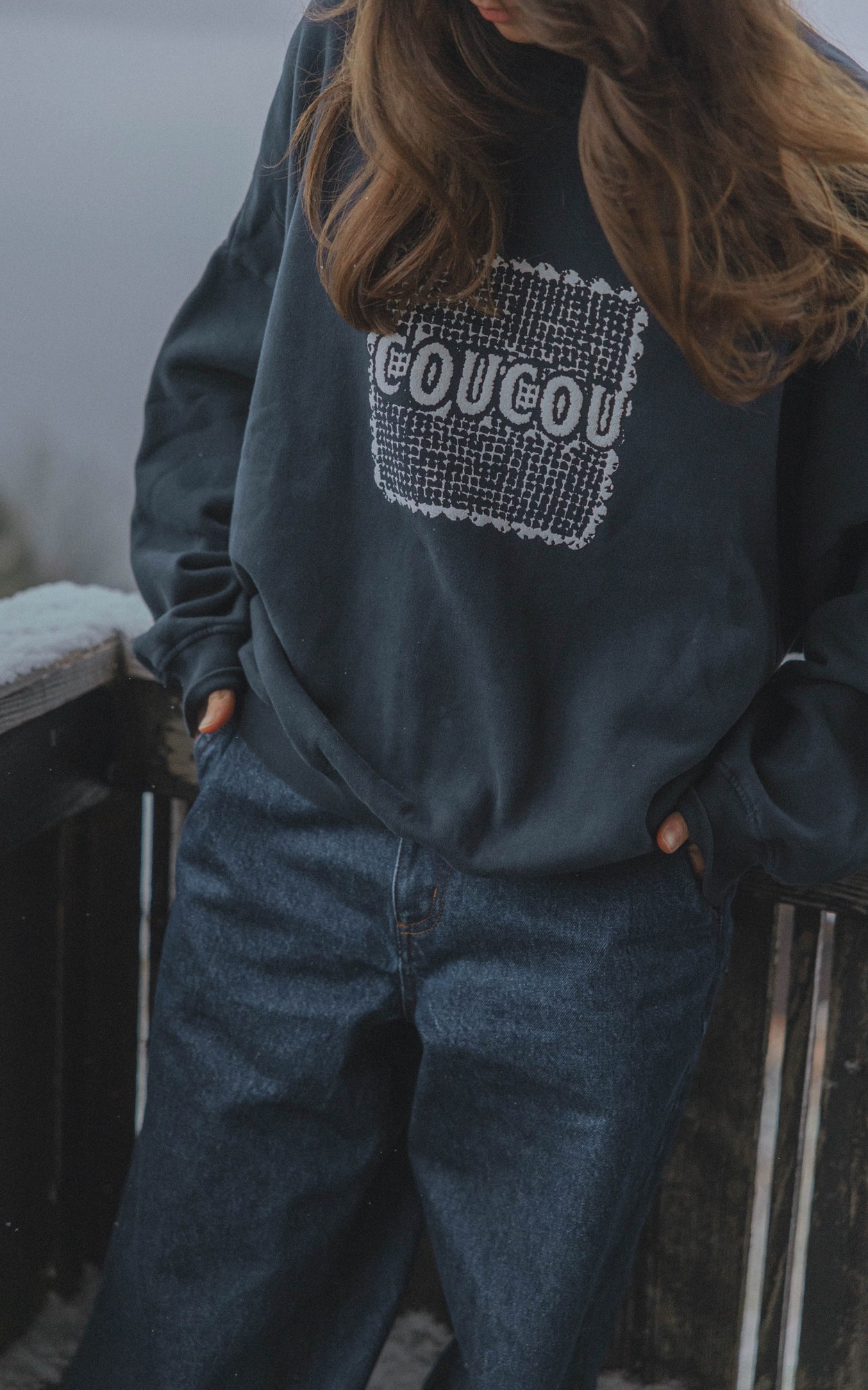 Marineblauw Sweater image