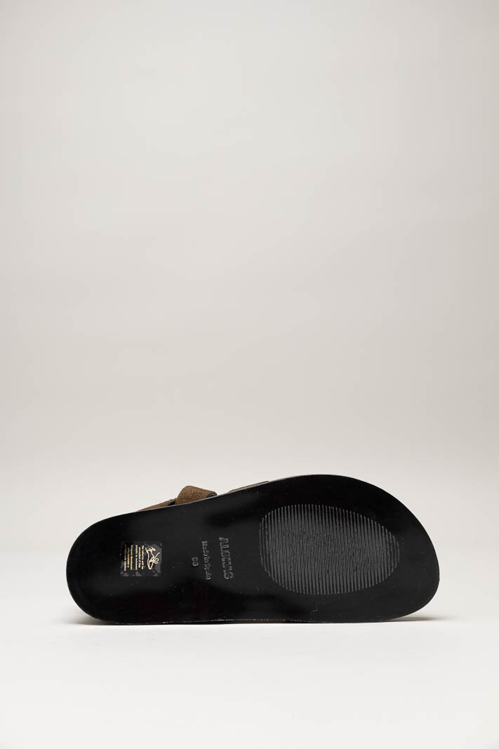 Bruin Sandaal plat image