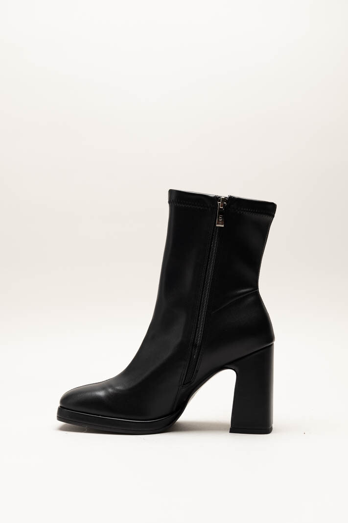 Zwart Enkellaars hak image