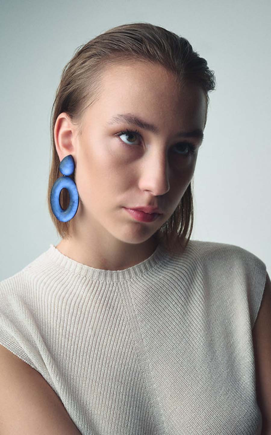 zoom in on Blauw Oorbellen image Blauw Oorbellen image