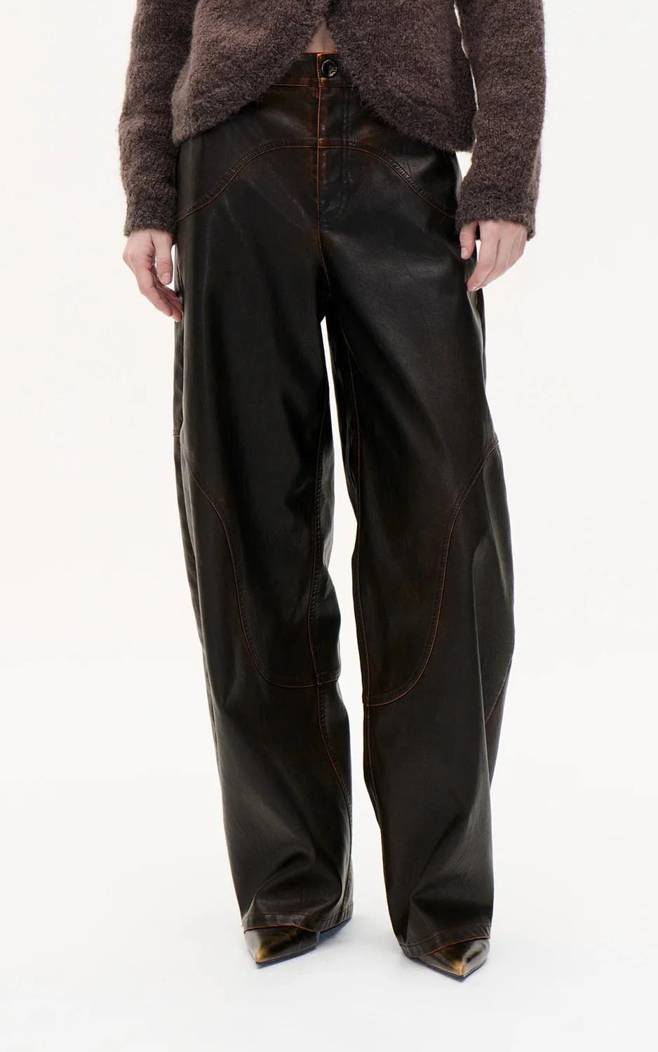 Donkerbruin Broek