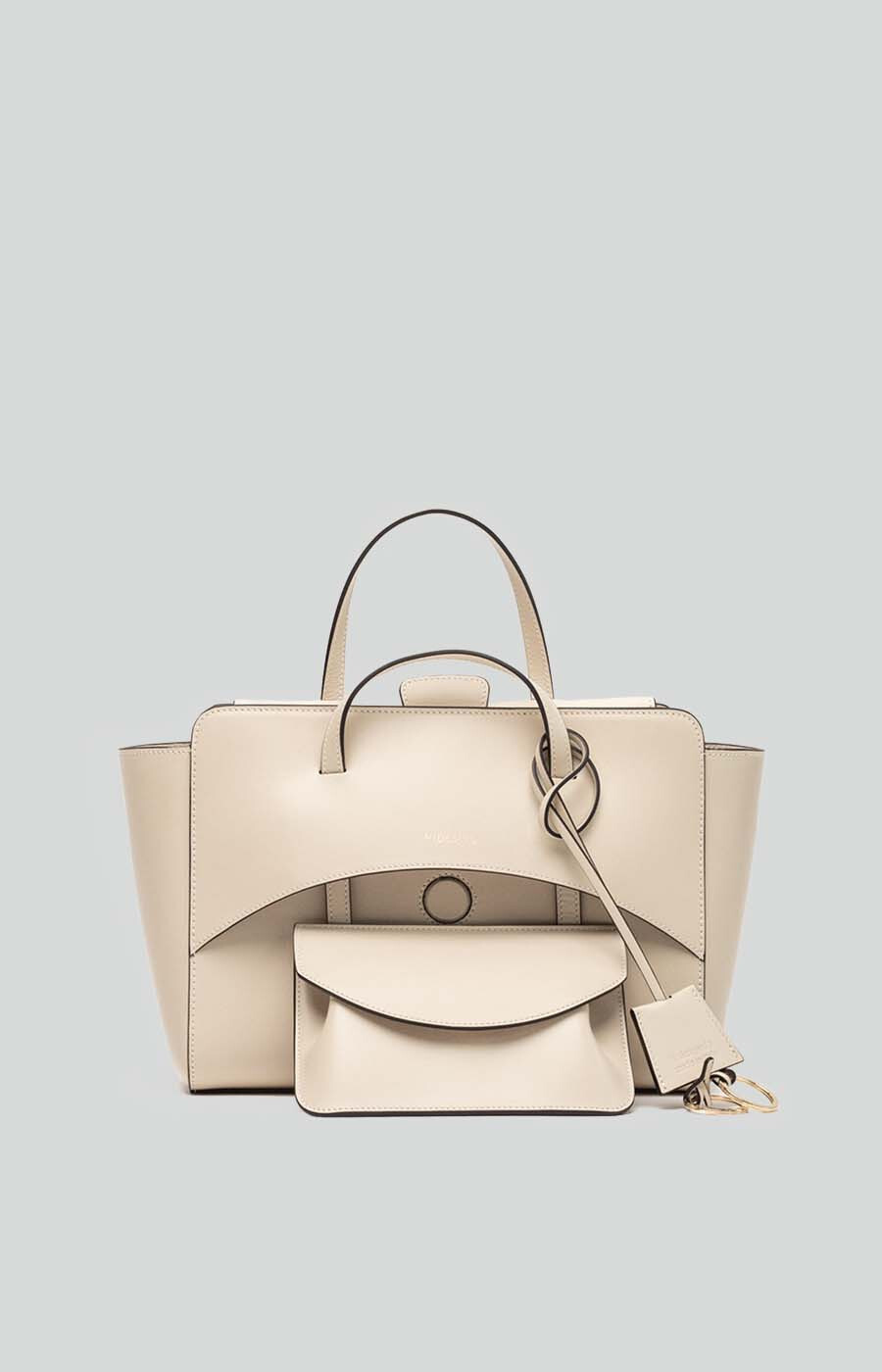 Lichtbeige Handtas image