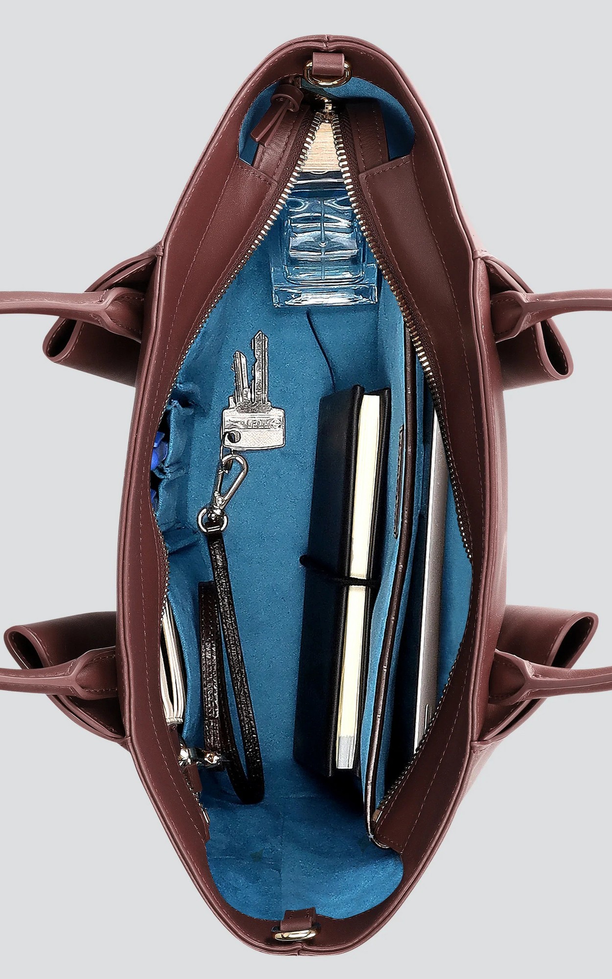 Roodbruin Handtas image