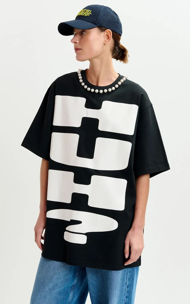 Zwart T-shirt/top