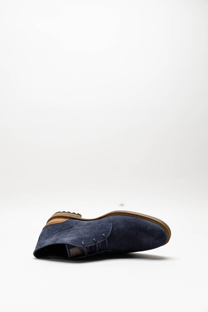 Donkerblauw Veterschoen hoog image