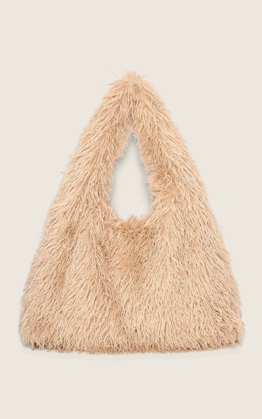 Beige Schoudertas image