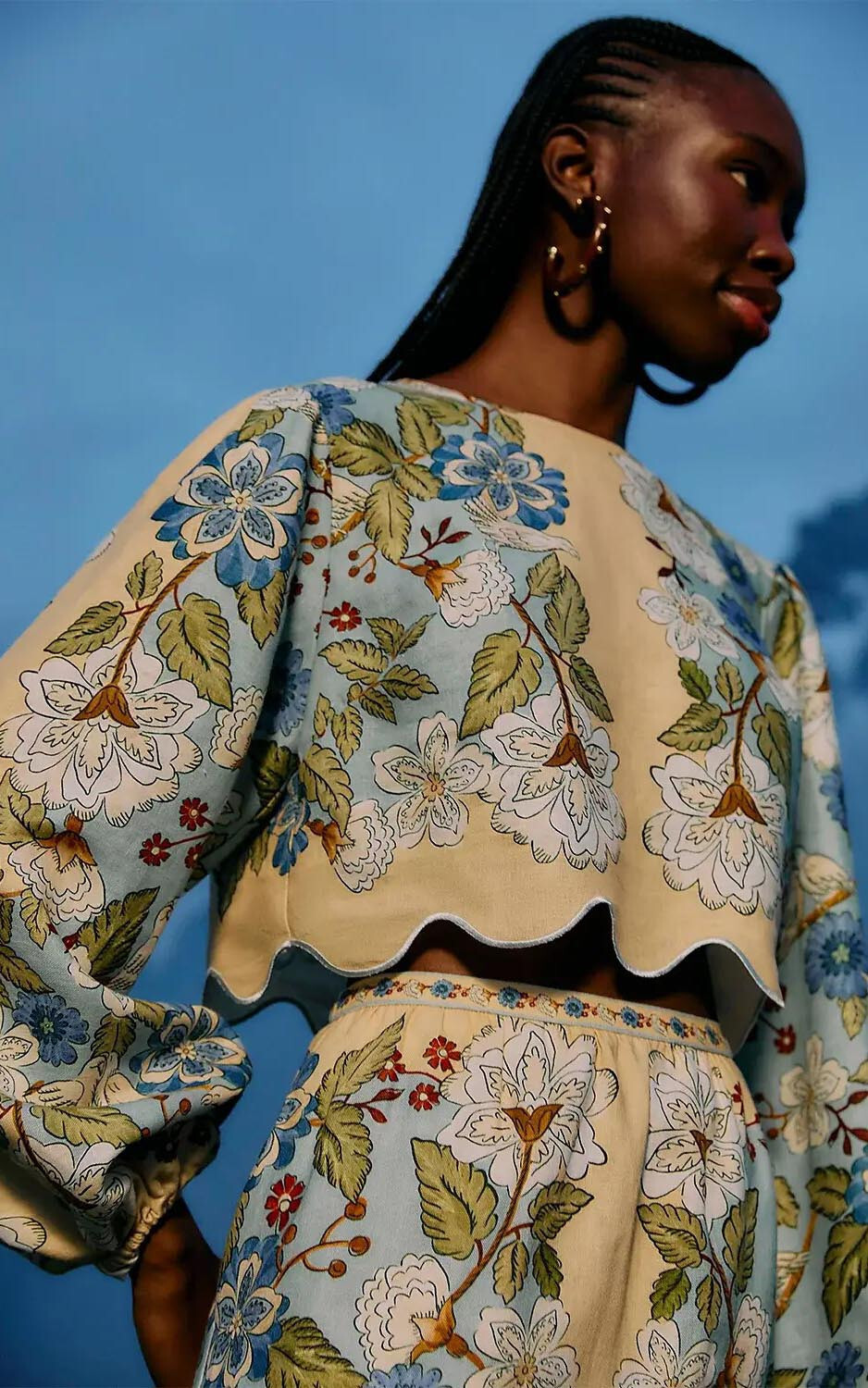 Lichtblauw Blouse image