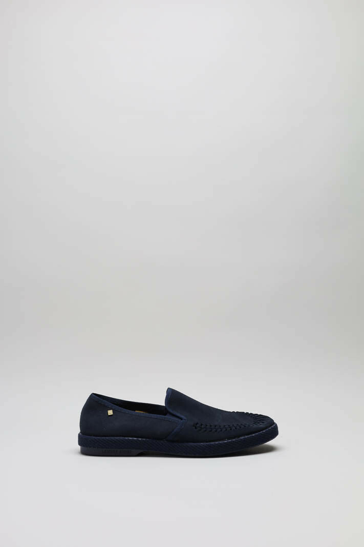 Donkerblauw Mocassin