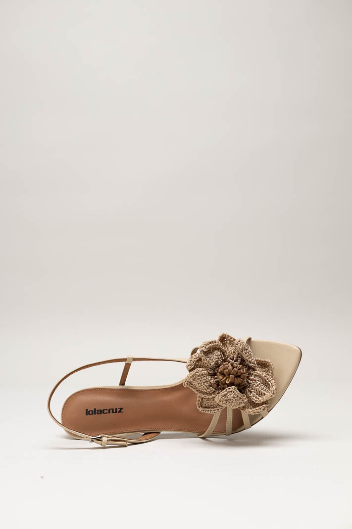 Beige Sandaal hak image