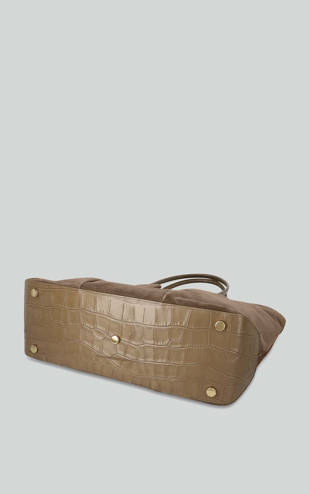 Taupe Schoudertas image