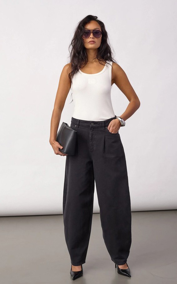Zwart Jeansbroek