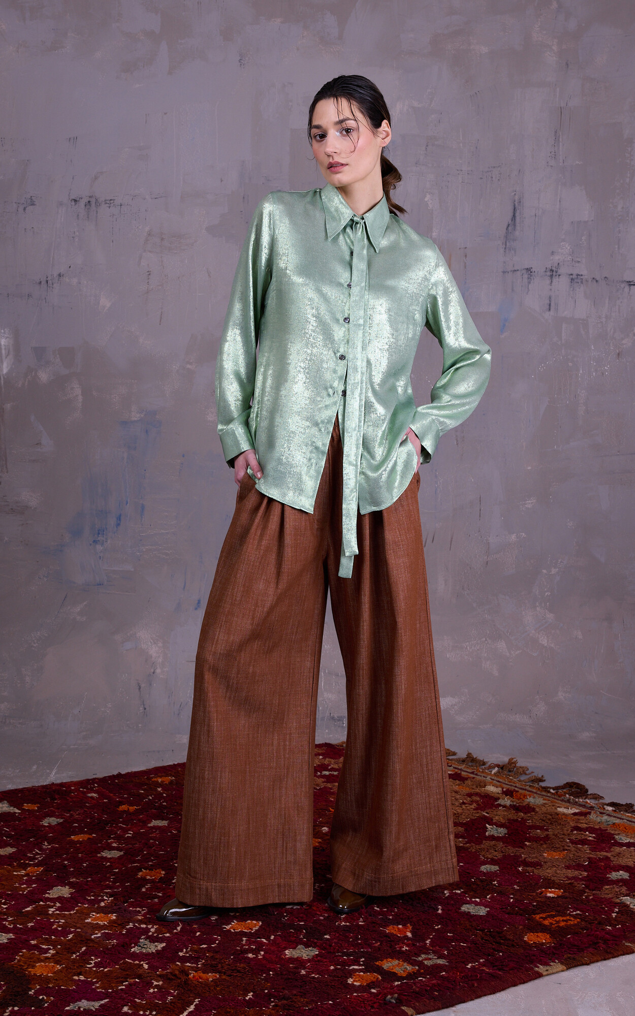 Roestbruin Broek image