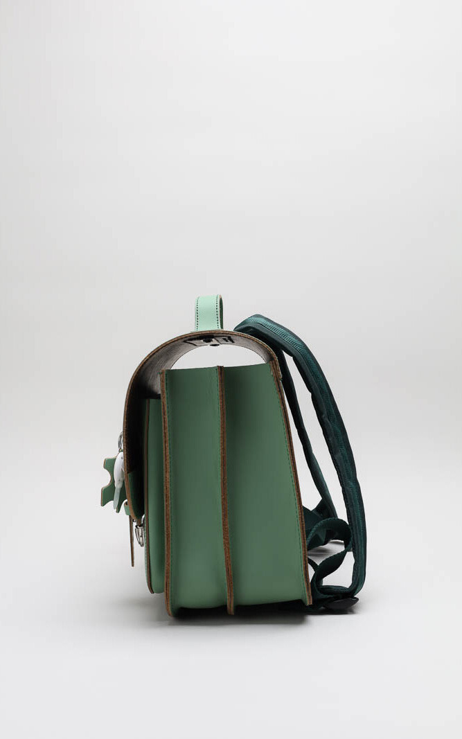 Pastelgroen Boekentas