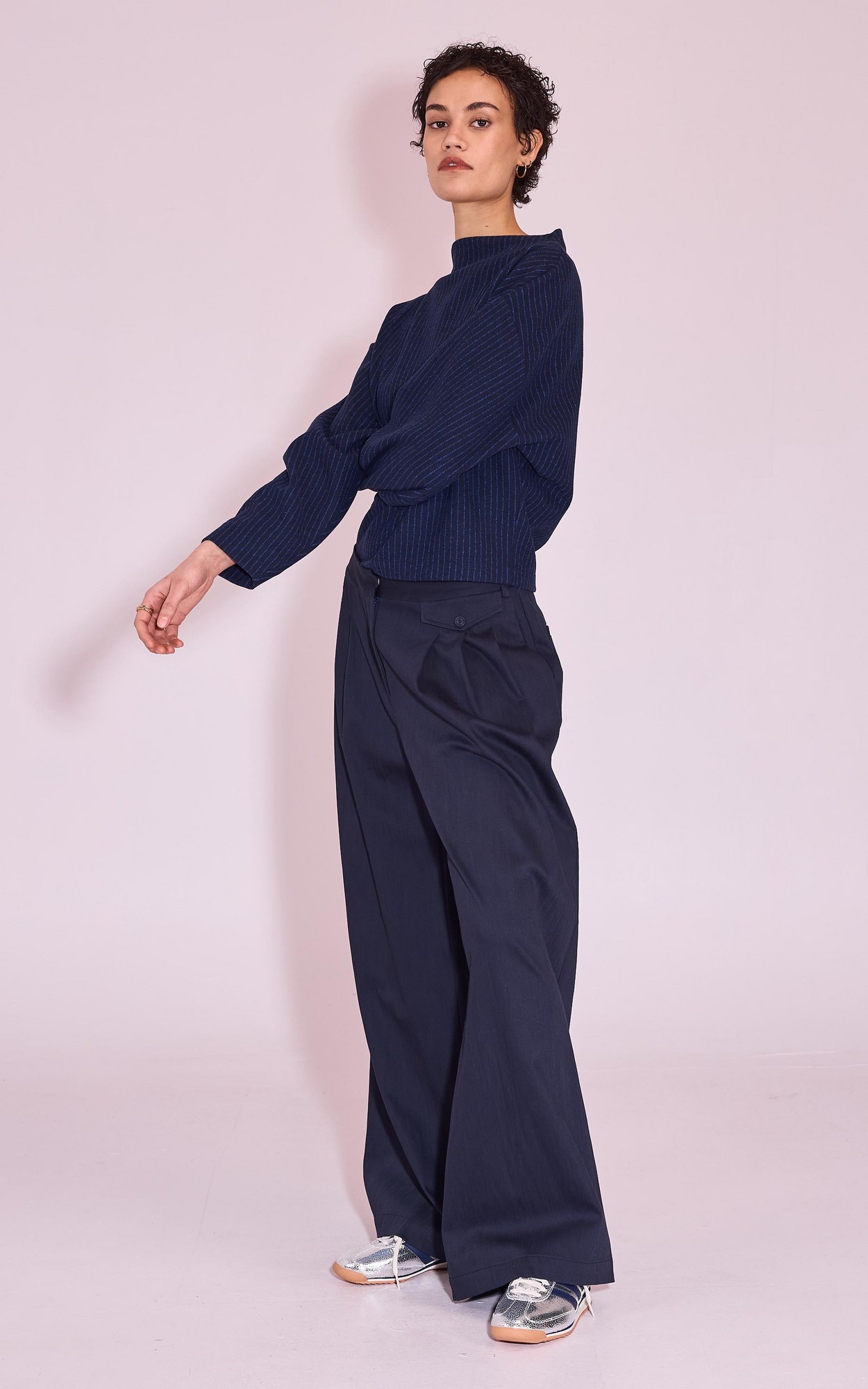 Donkerblauw Broek image