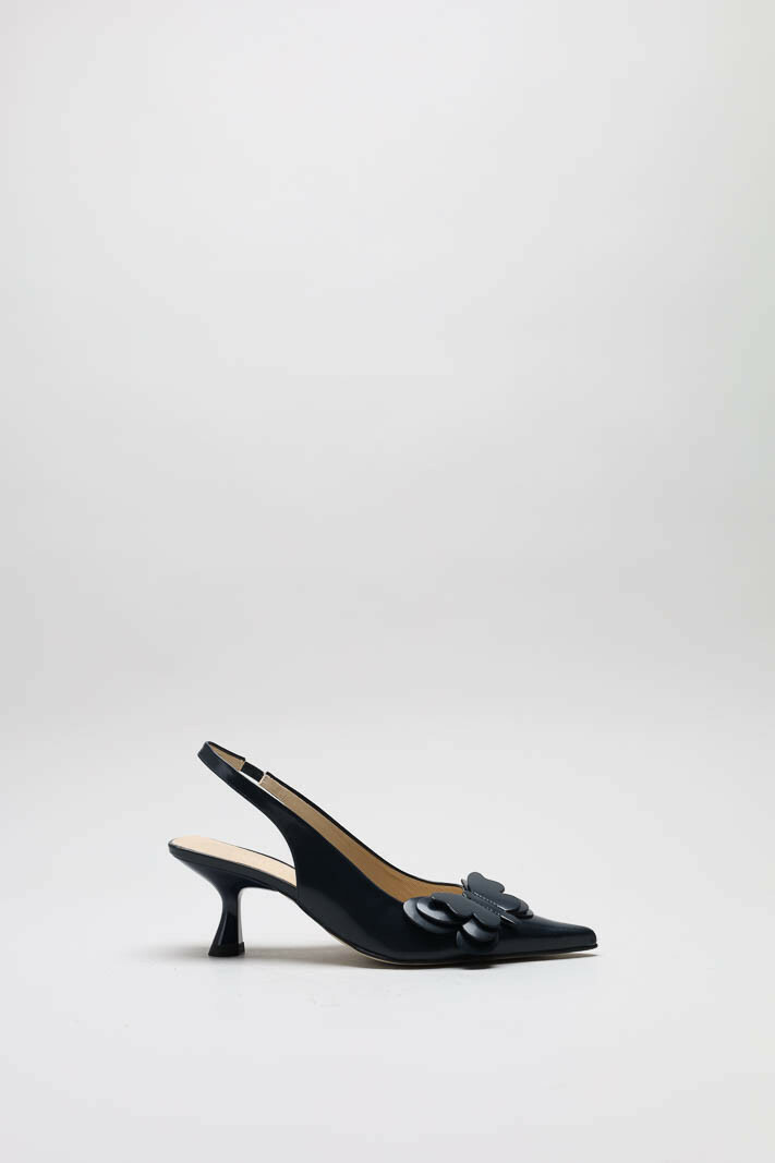 Donkerblauw Pump