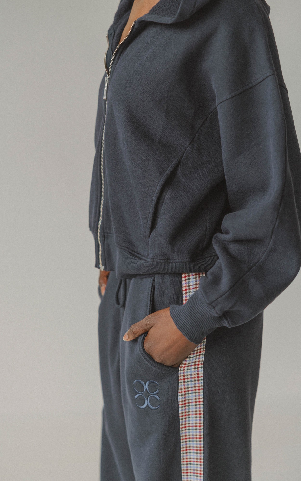 Marineblauw Broek
