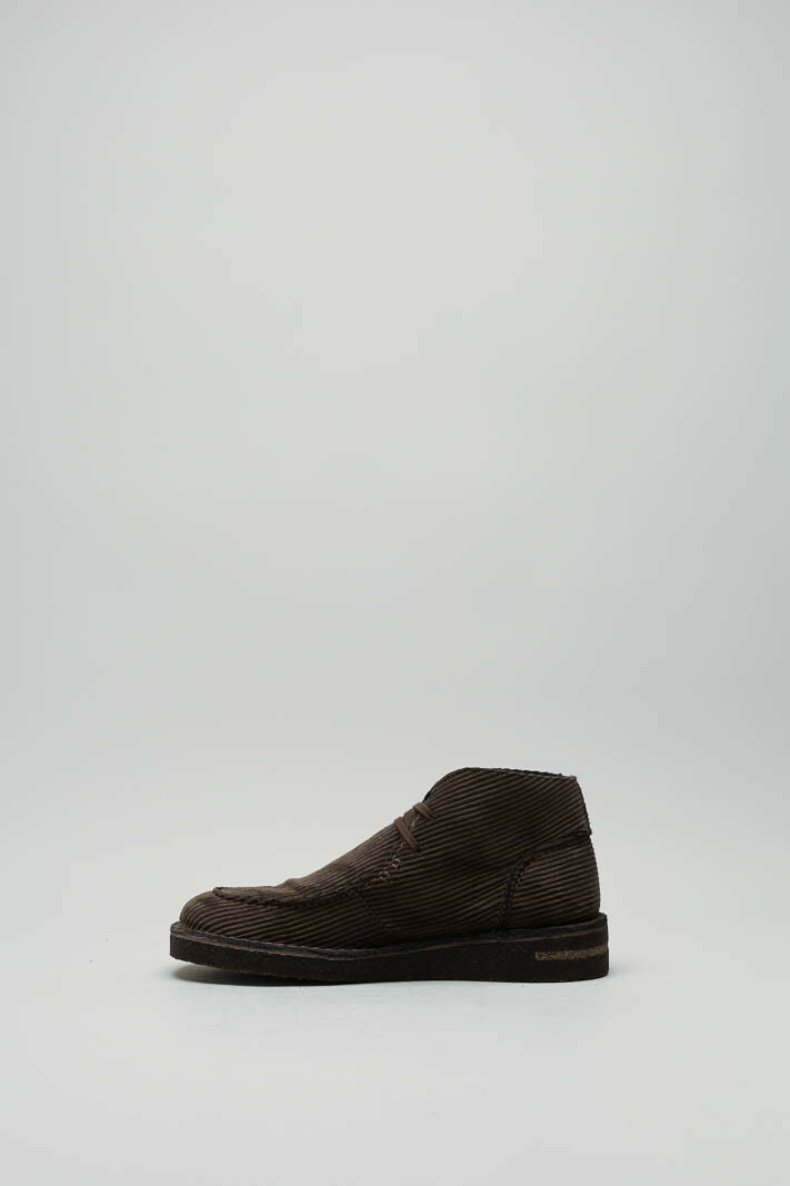 zoom in on Donkerbruin Veterschoen hoog image Donkerbruin Veterschoen hoog image