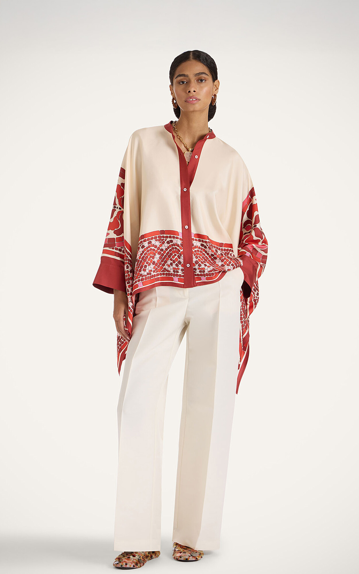 Rood Blouse