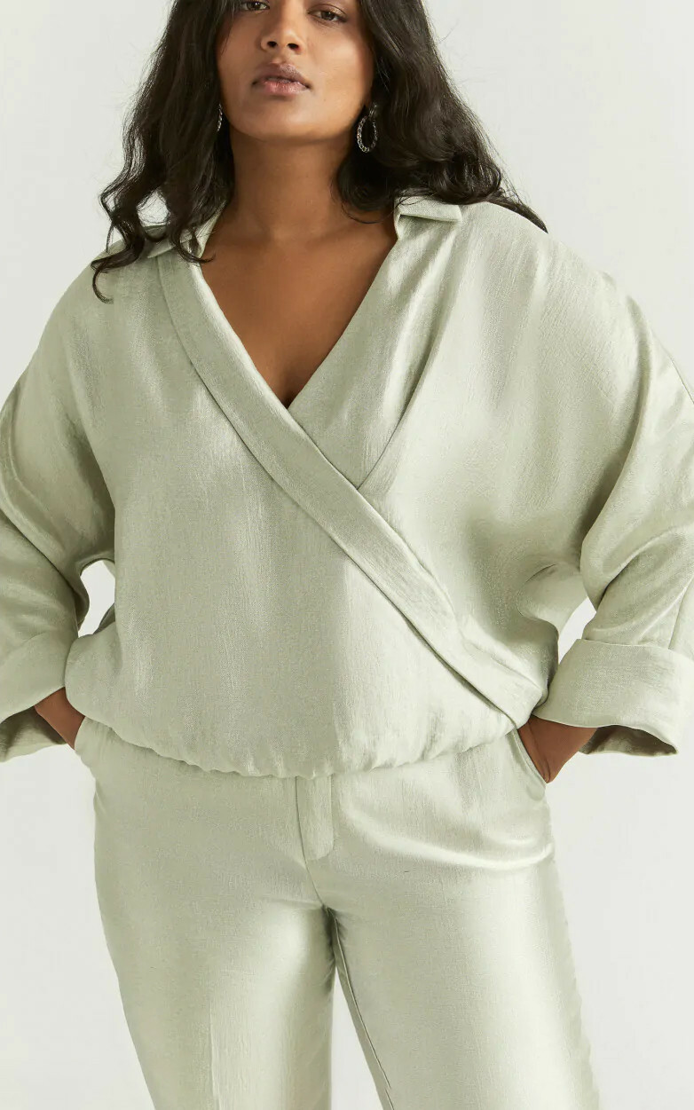 zoom in on Taupe Blouse image Taupe Blouse image