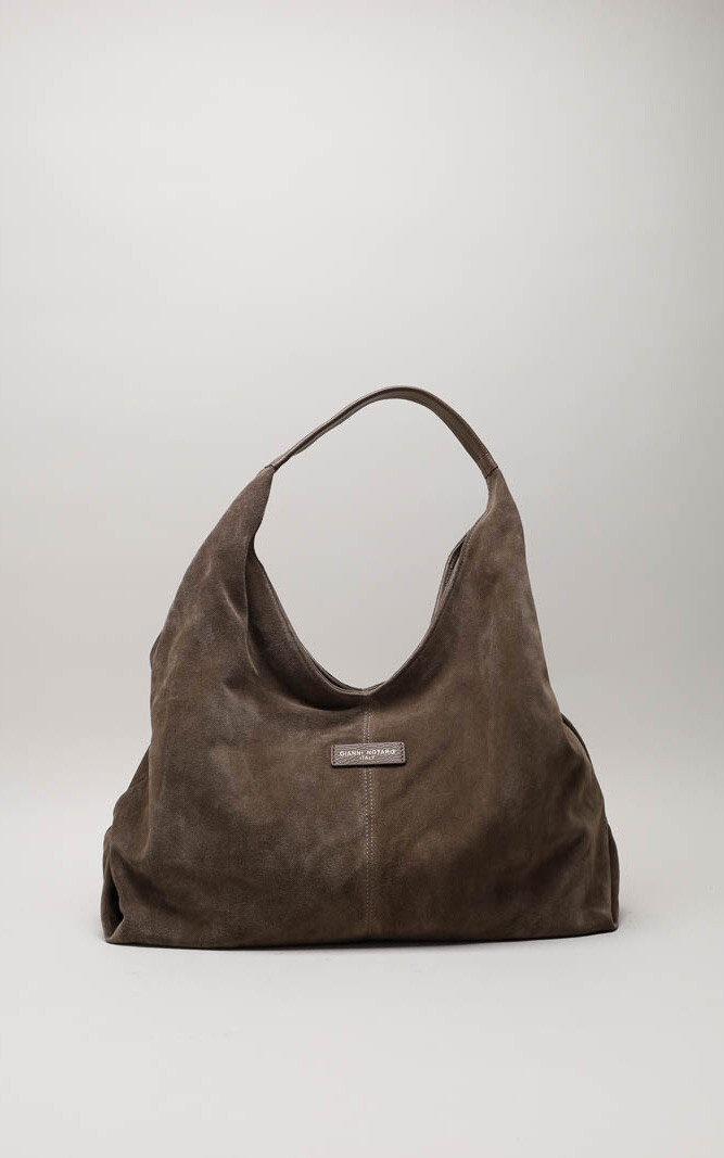 Taupe Schoudertas