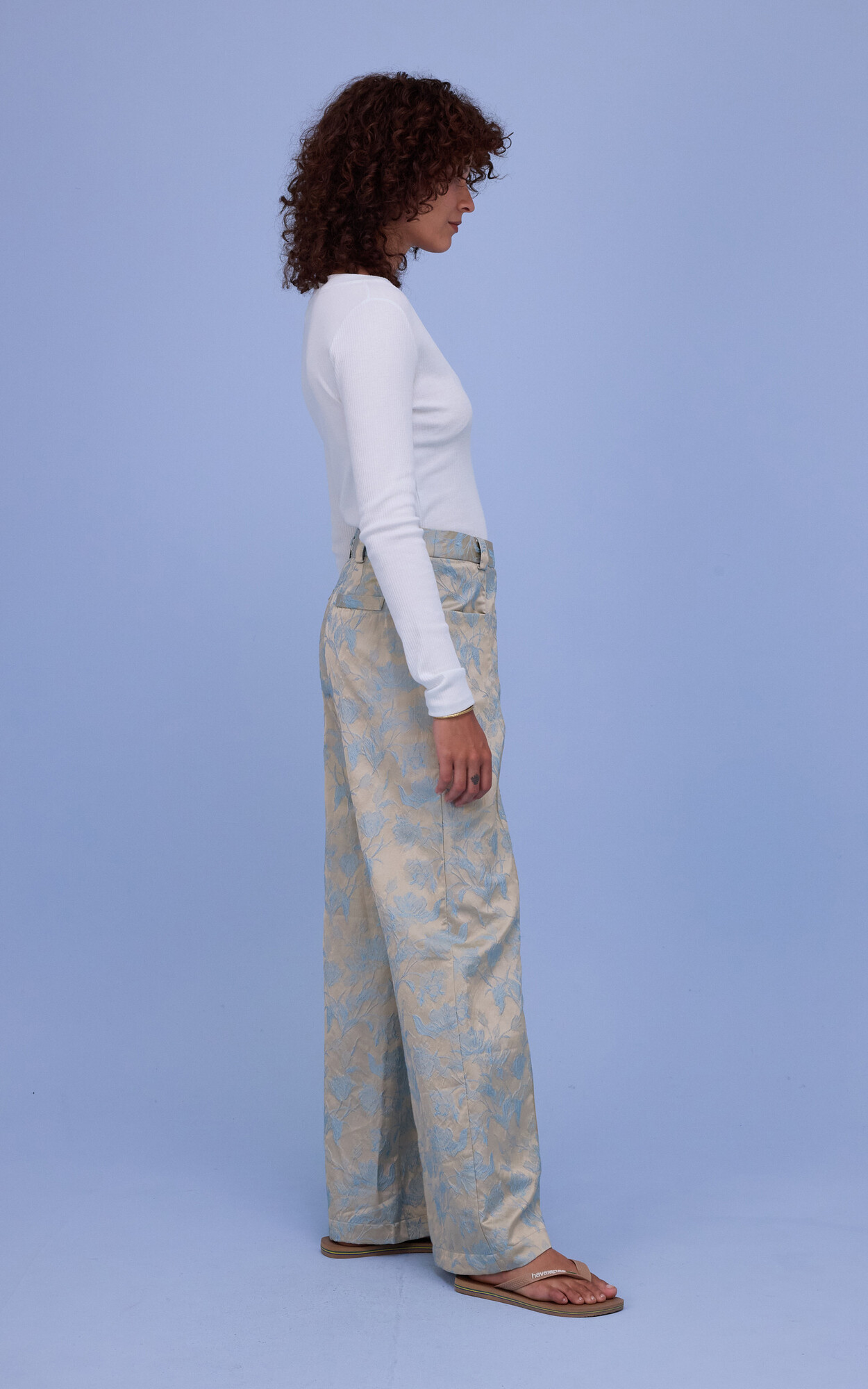 Lichtblauw Broek image