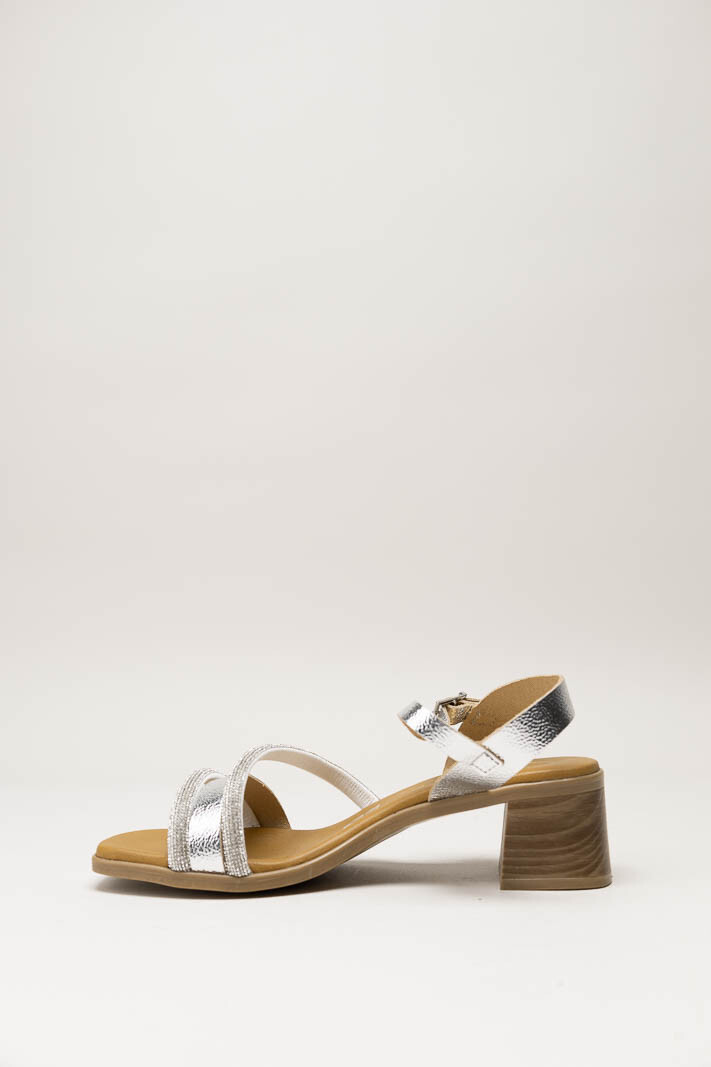 Zilver Sandaal hak image