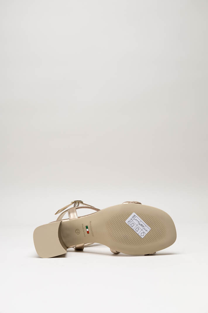 Rosegoud Sandaal plat image