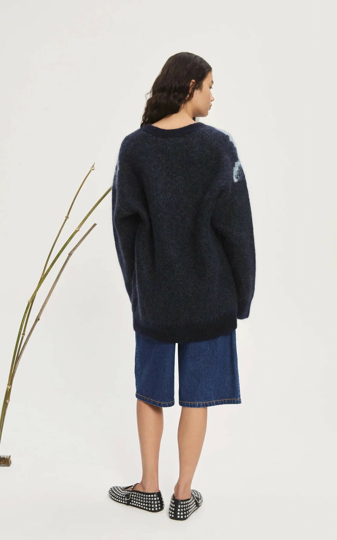 Blauw Cardigan