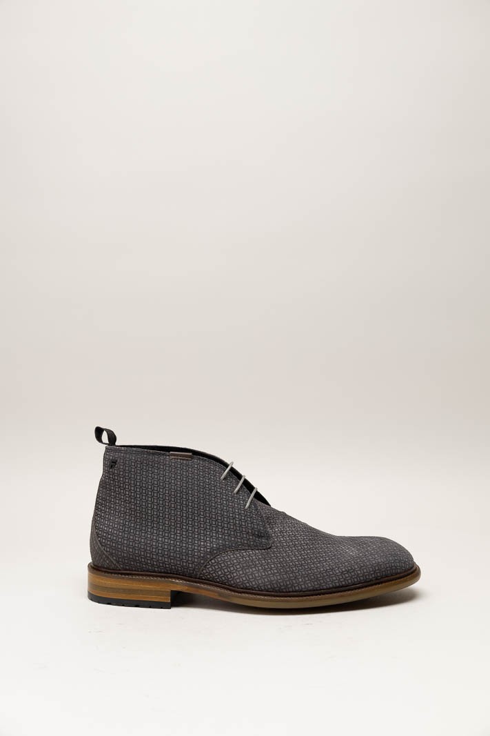Grijs Veterschoen hoog