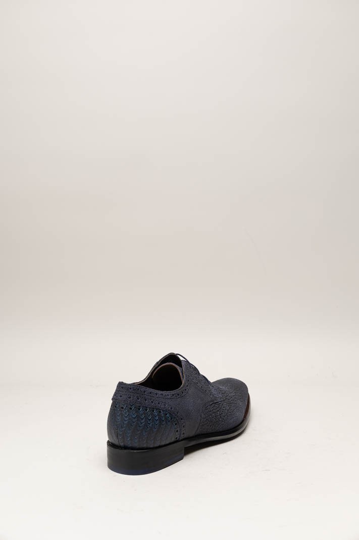 Donkerblauw Veterschoen image