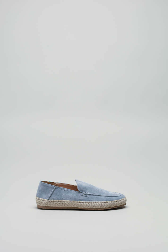Lichtblauw Mocassin