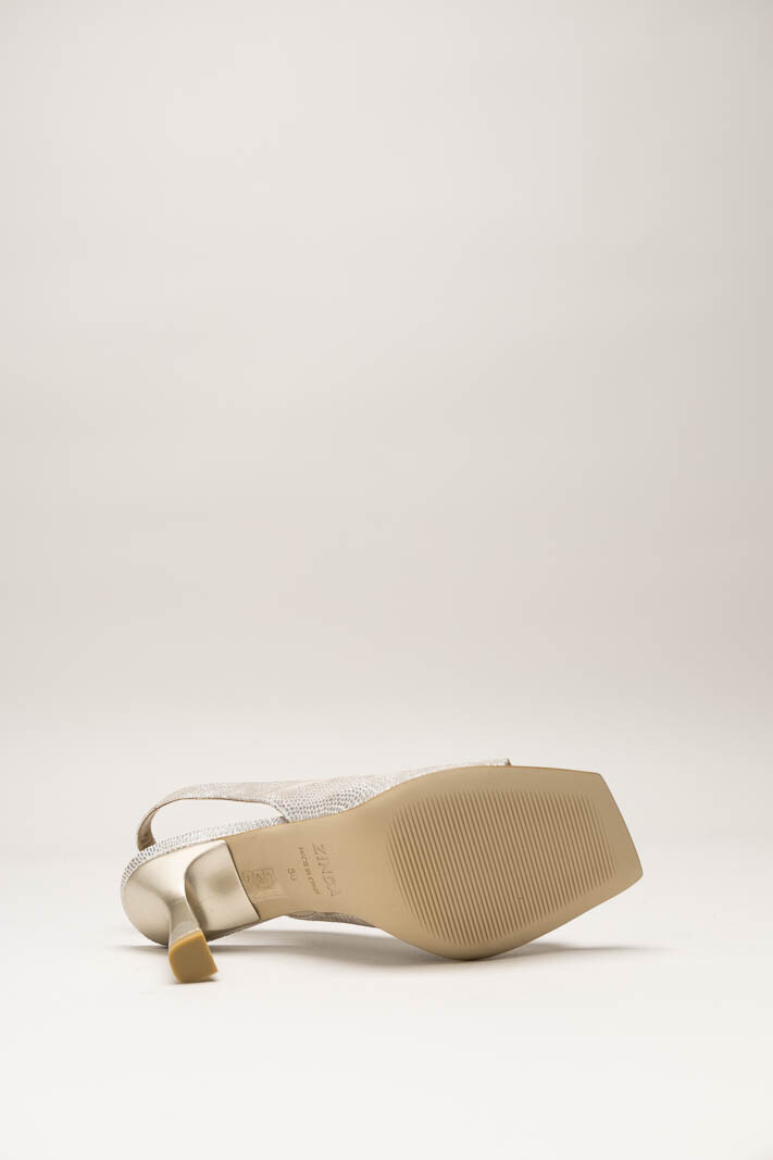 Zilver Sandaal hak image