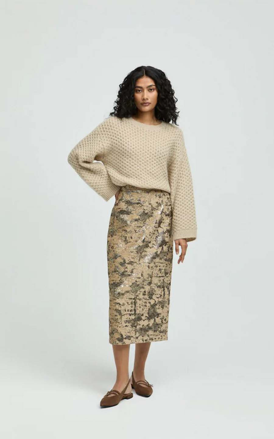 Beige Rok