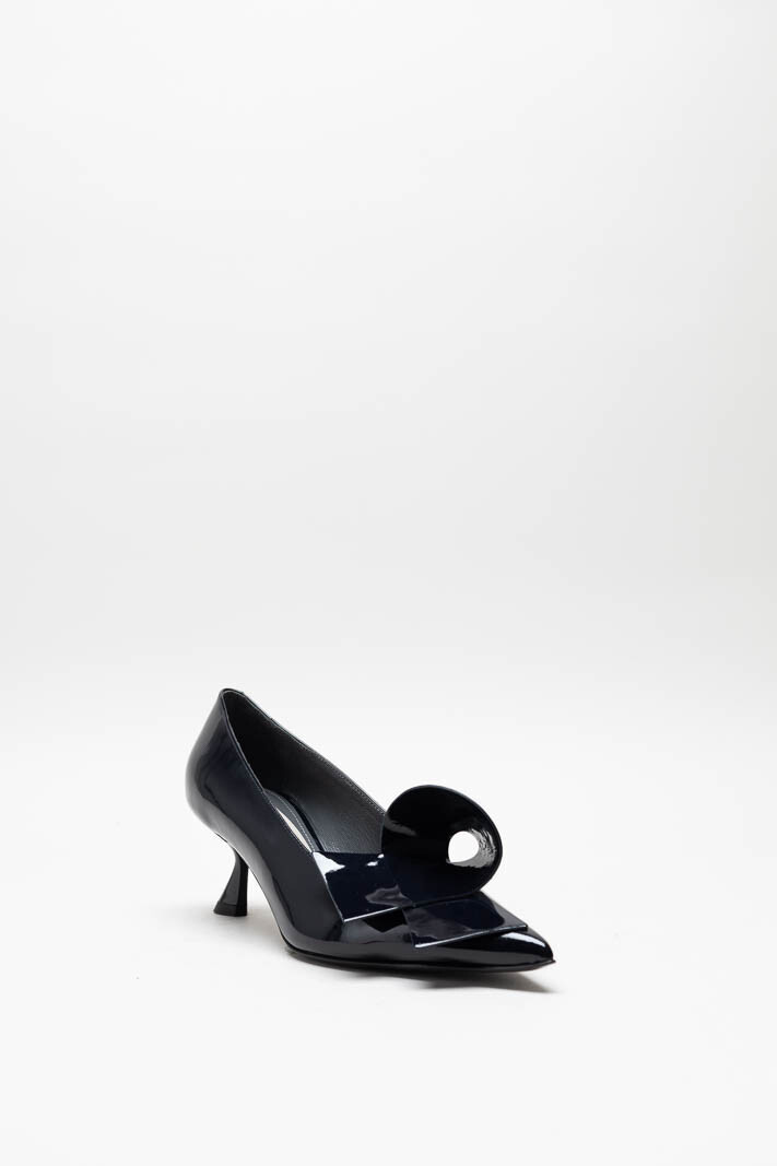 Donkerblauw Pump