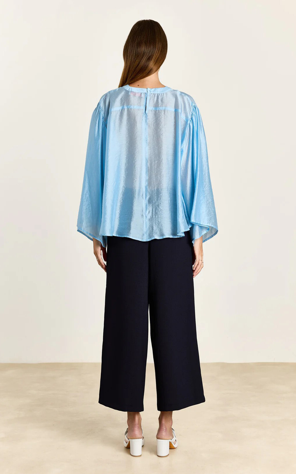 Lichtblauw Blouse