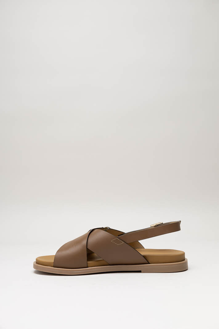 Bruin Sandaal plat image
