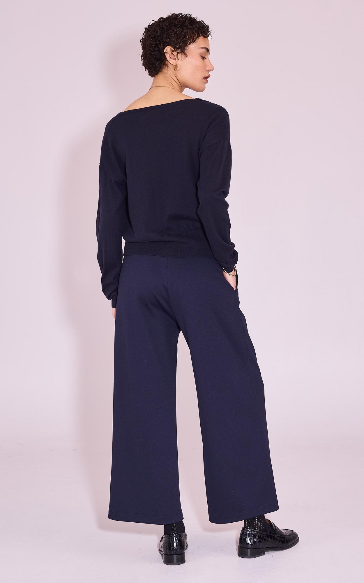 Donkerblauw Trui image