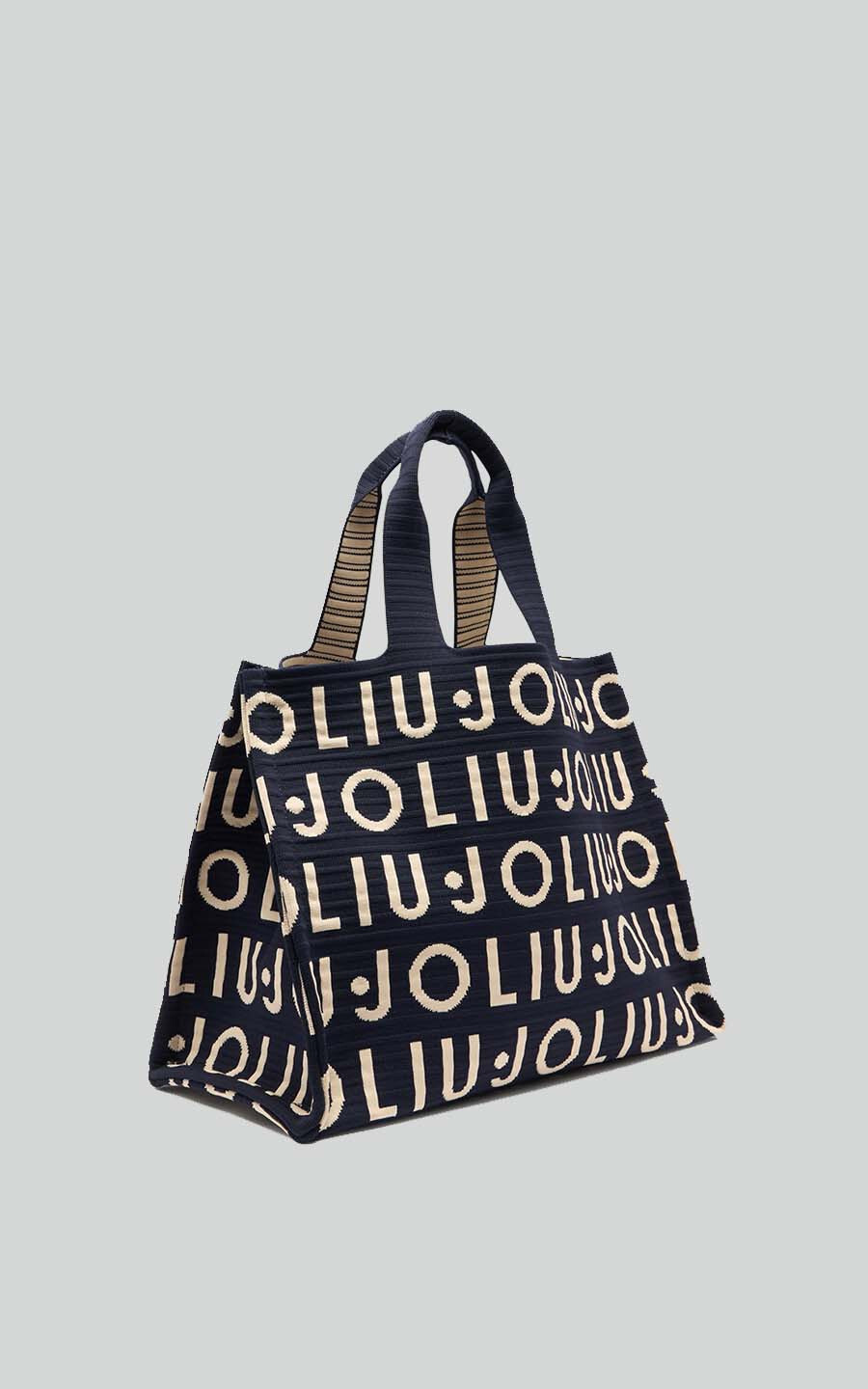 Donkerblauw Shopper